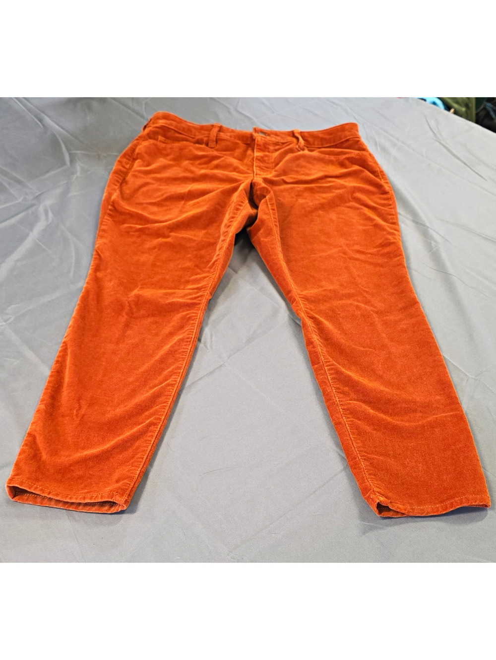 Universal Thread Womens Burnt Orange Corduroy High Rise Skinny Pants Size 14